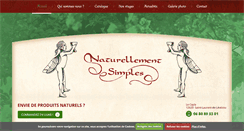 Desktop Screenshot of naturellementsimples.com